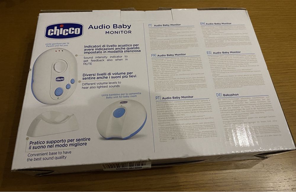 Intercomunicador Chicco Bebe Audio - Novo/Selado