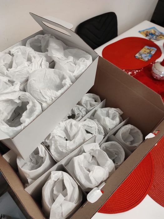 Komplet szkła Krosno Płetwa 18 el. + GRATIS Okazja Prezent Ślubny