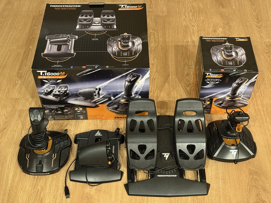 Thrustmaster T.16000M Flight Pack + T.16000M Joystick