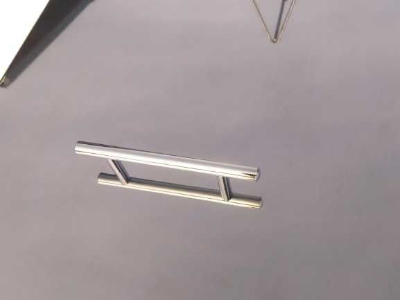 Stół dwustanowiskowy do odsklepiania ramek 1m sito pokrywa nierdzewny