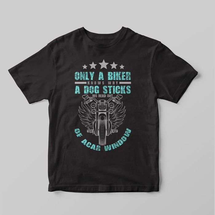 T-shirt Only a Biker