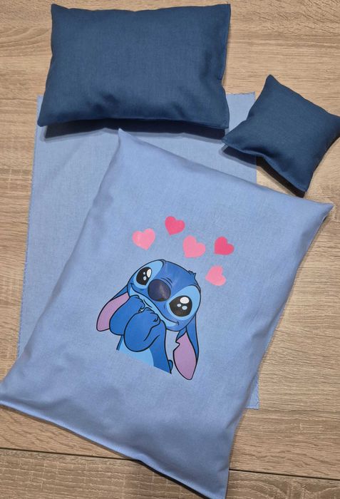 Stitch komplet pościeli do wózka kołyski łóżeczka 4 elementy