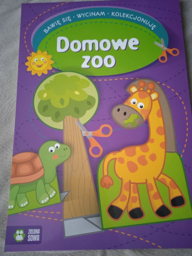 Nowa książka domowe zoo bawię się, wycinam