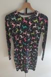 Sukienka handmade uszyta z dresówki rozmiar XS