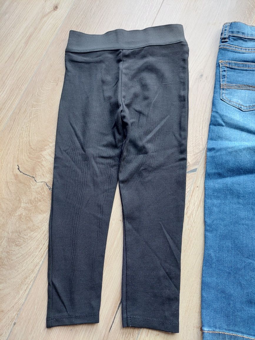 Denim Co. George 110  jeansy * rurki * jegginsy * zestaw 3 sztuk