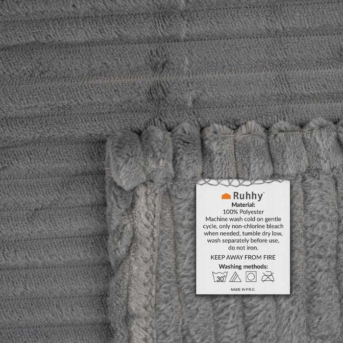 Koc Narzuta Pled na Łóżko Miękki Gruby Ciepły XXL Dwuosobowy 160x200cm