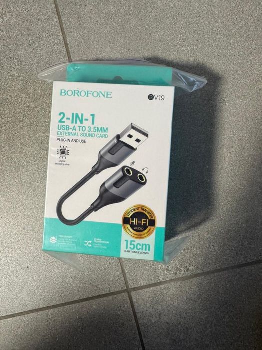 внешняя звуковая карта UGREEN USB External Sound Card LS36, Borofone
