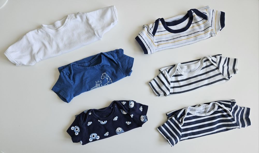 Komplet, zestaw niemowlęcy; 6 x body; 74; Baby Bear Leon, Matalan