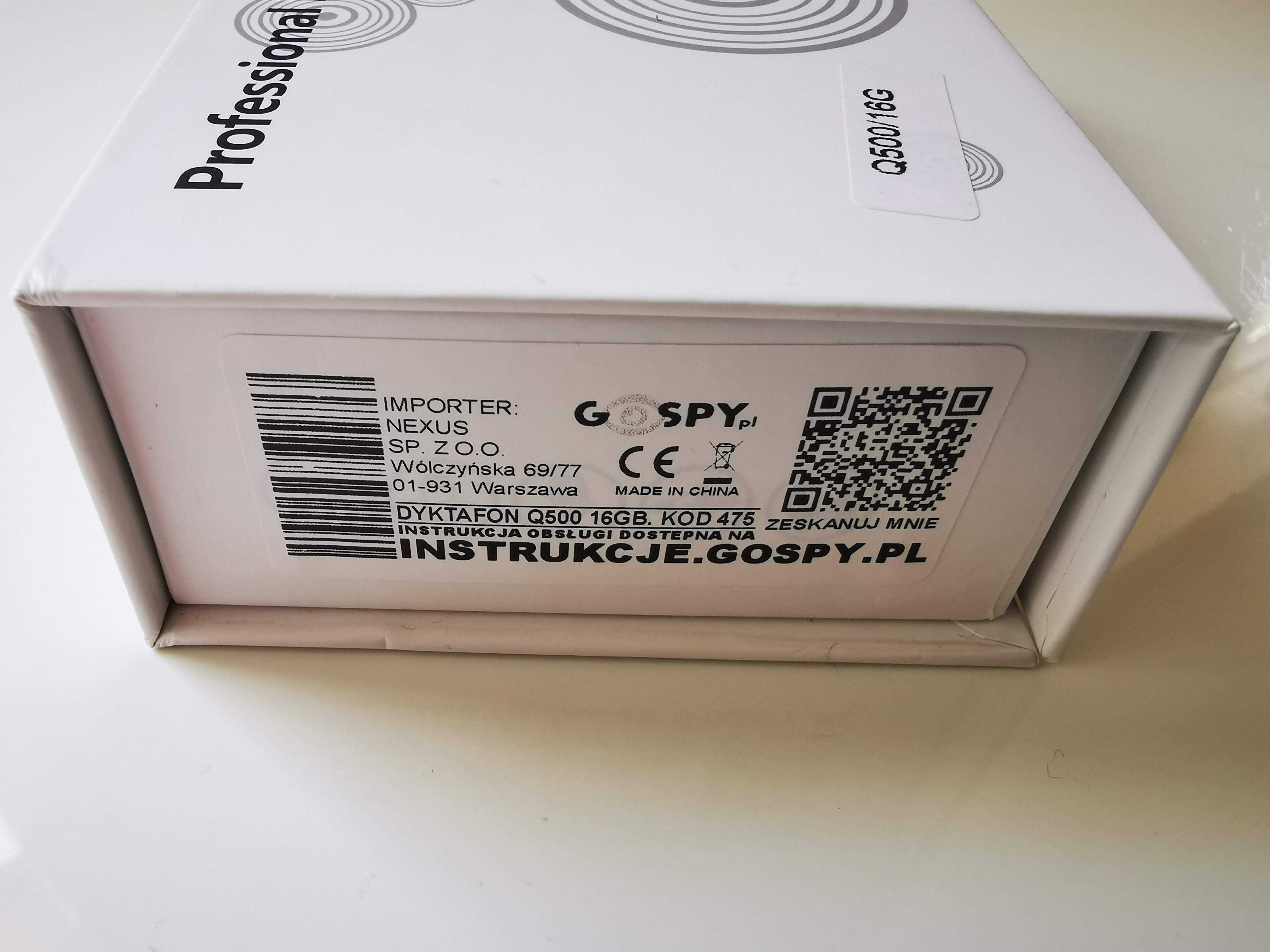 Dyktafon szpiegowski INEOTRONIC Q500 - Nowy