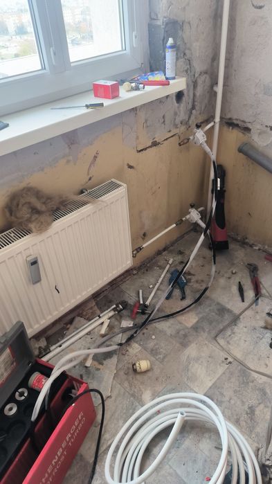 Zamrażanie rur grzejników, usługi hydrauliczne gazowe