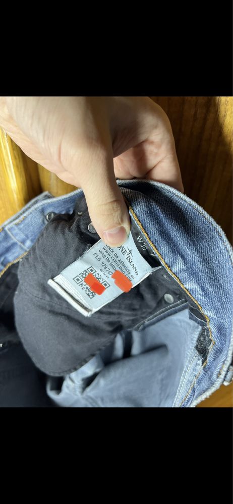 Джинсы котон классика Stone Island оригинал размер W 30  ( S - M )