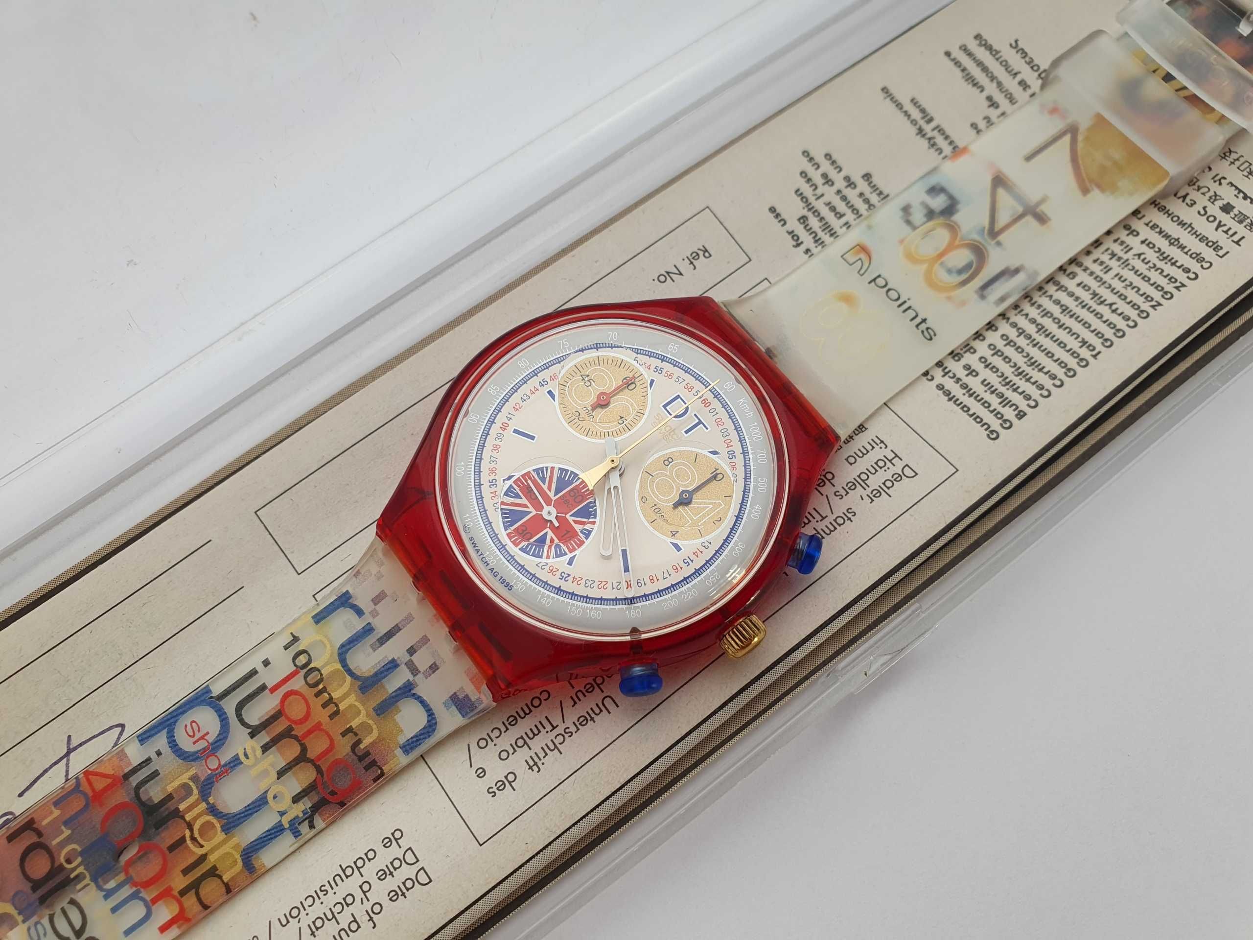 SWATCH Atlanta 1996 Olympics Chrono DALEY THOMPSON