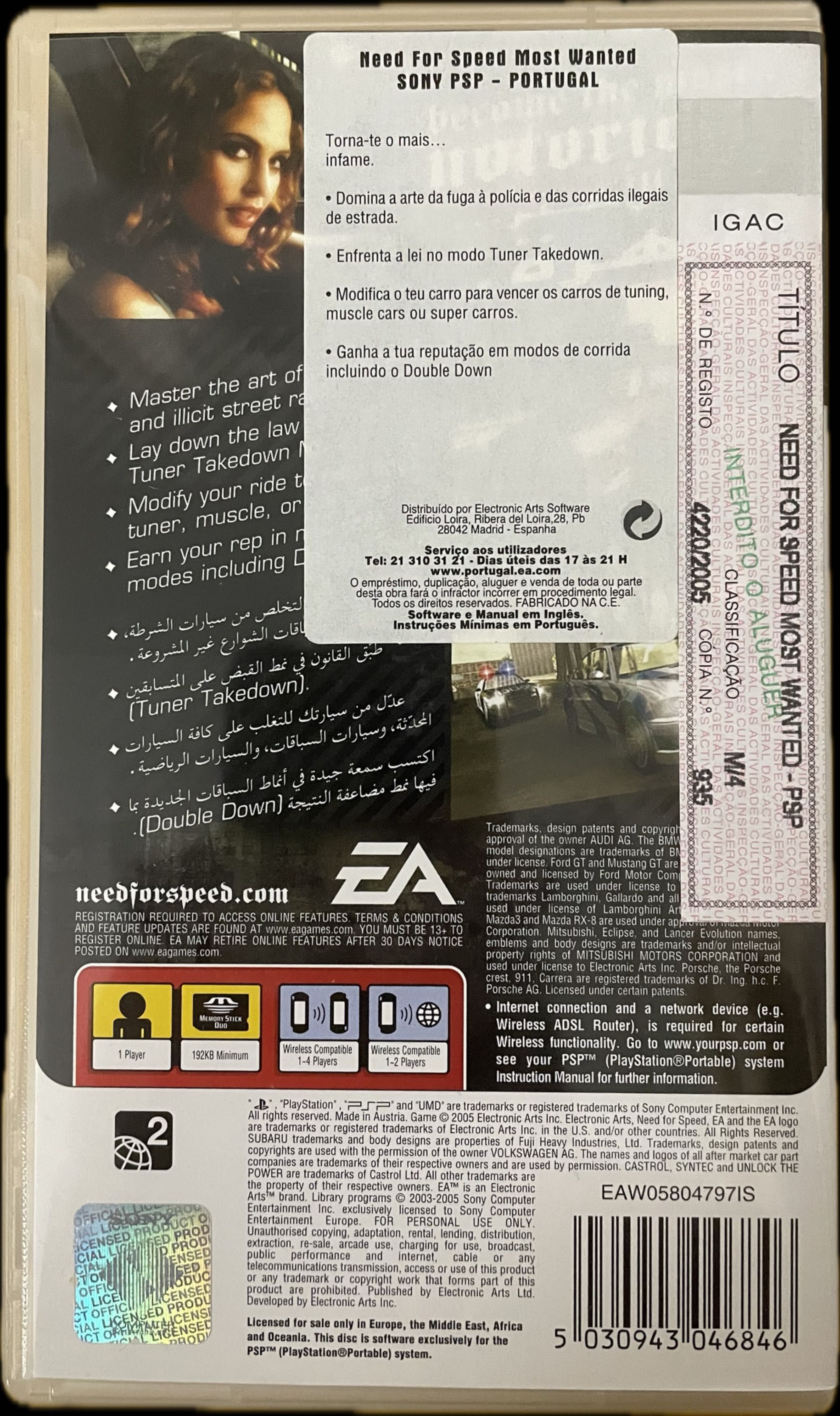 Jogos psp portátil