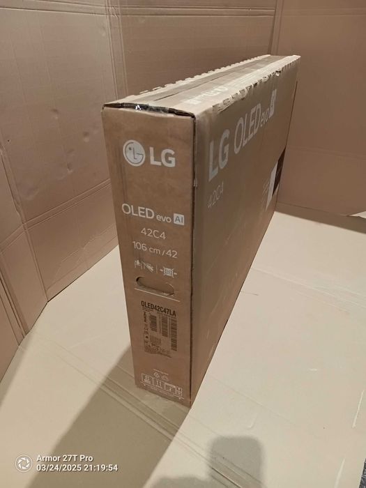 Telewizor LG OLED42C47LA OLED UltraHD/4K HDR10 SmartTV 144Hz Wi-Fi 5