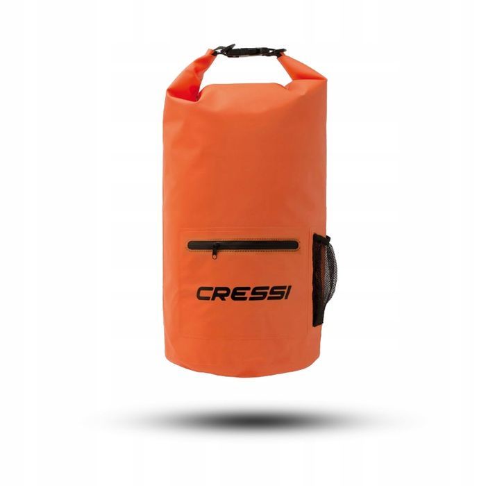 worek cressi suchy worek - pomarańczowy z zamkiem 20 lt 20 l