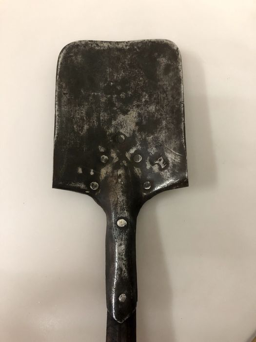 Лопата саперная пехотная малая Вермахт Германия 2я мировая клеймо волк