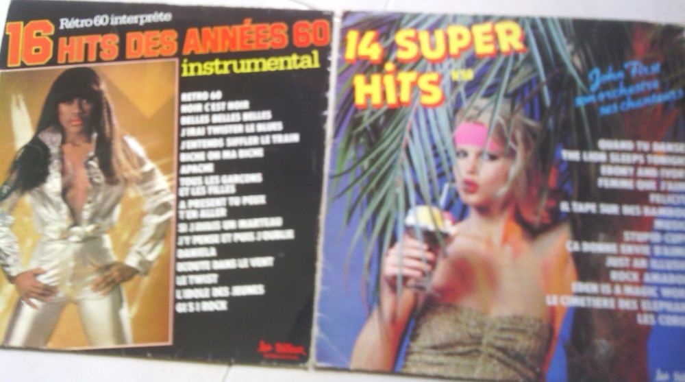 Coletâneas de Álbuns vinil LP Êxitos dos anos 50 60 discos 70