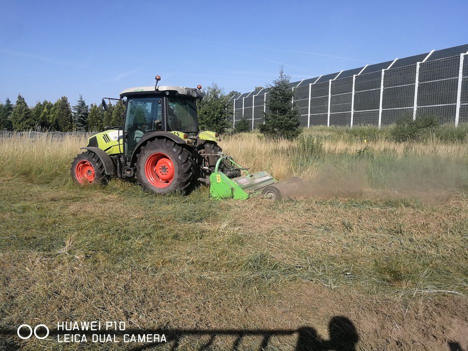 Mulczowanie, koszenie nieużytki, mulczowanie po kukurydzy,
