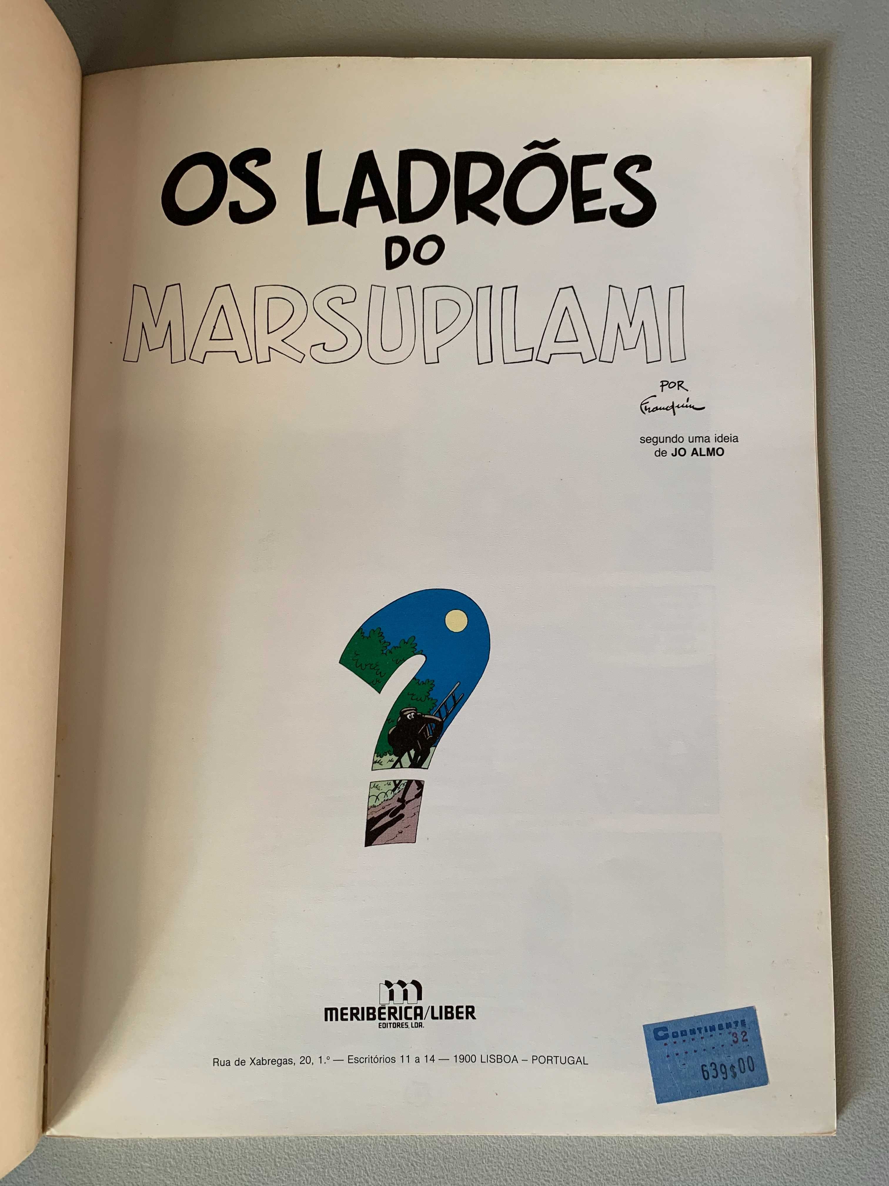 [BD] Spirou e Fantásio: Os Ladrões do Marsupilami