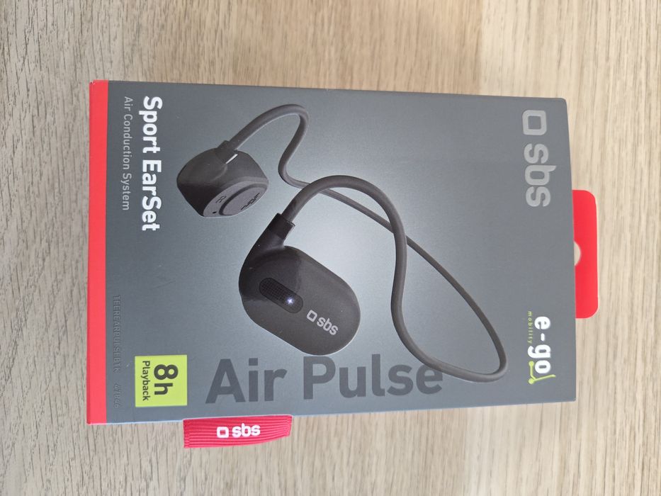 Auriculares SBS Sport E-GO Wireless (Open Ear - Microfone - Preto)
5