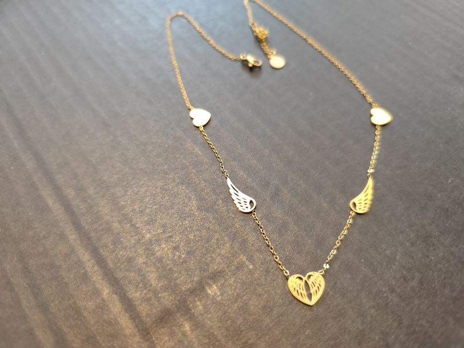 Celebrytka serce i skrzydła