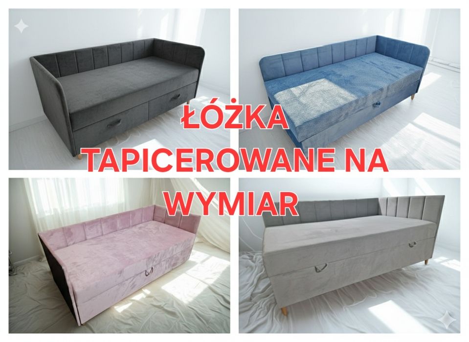 Łóżka Tapicerowane na wymiar