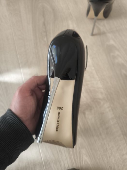 Szpilki czarne 17 cm