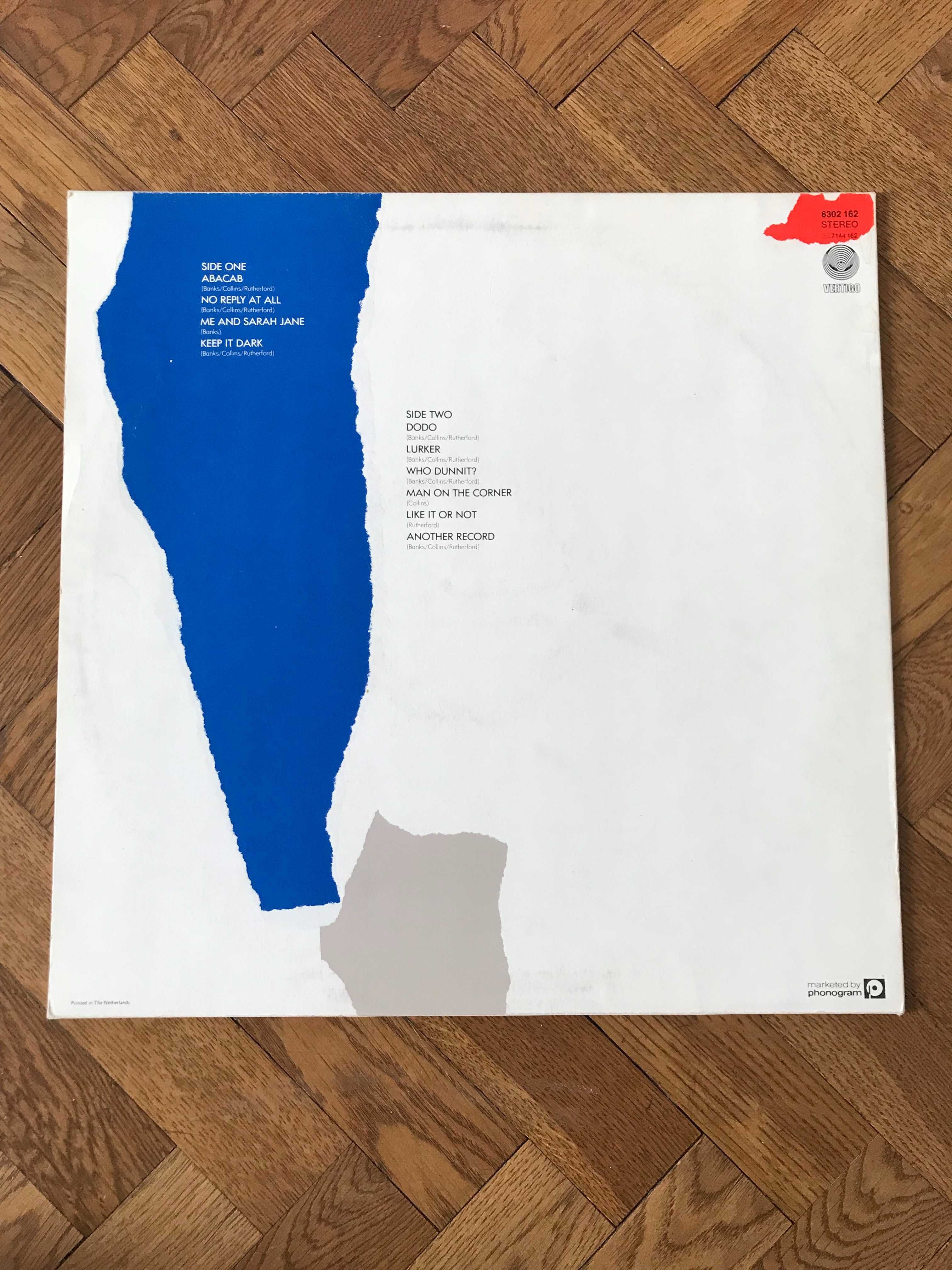 Genesis – Abacab, winyl, LP, 1981, wyd.EU RBYG, VG
