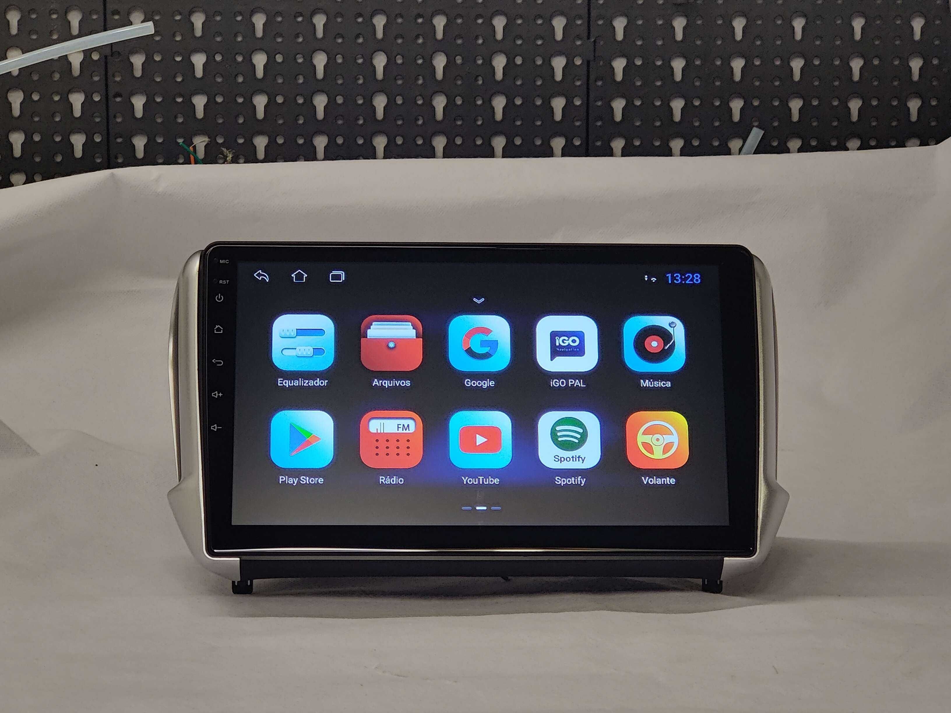 Rádio Android CarPlay p/ Peugeot 208 / 2008 + Câmara Grátis