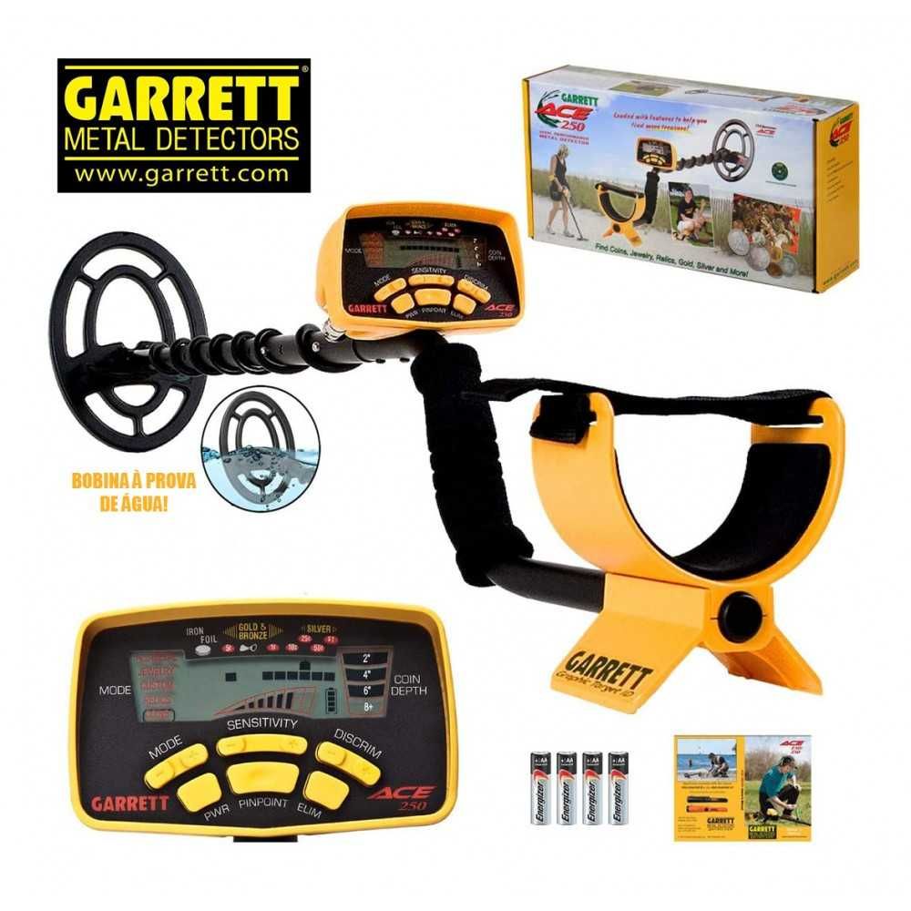 Detector de Metais Garrett Ace 250 (Novo)