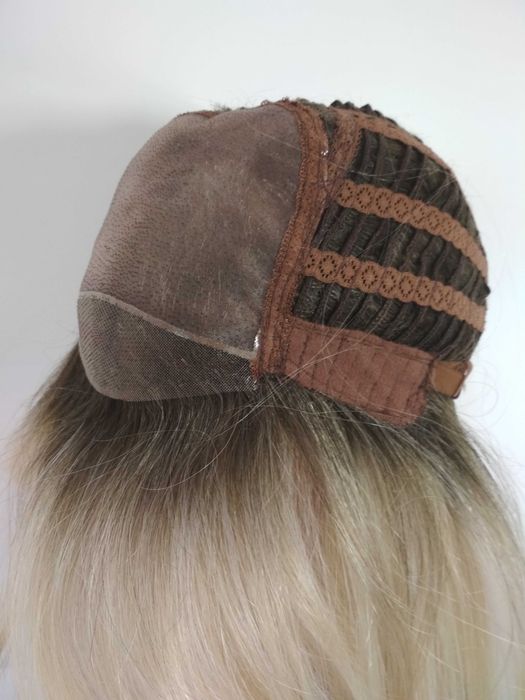 Peruka syntetyczna długie włosy Mono lace termo jak naturalna