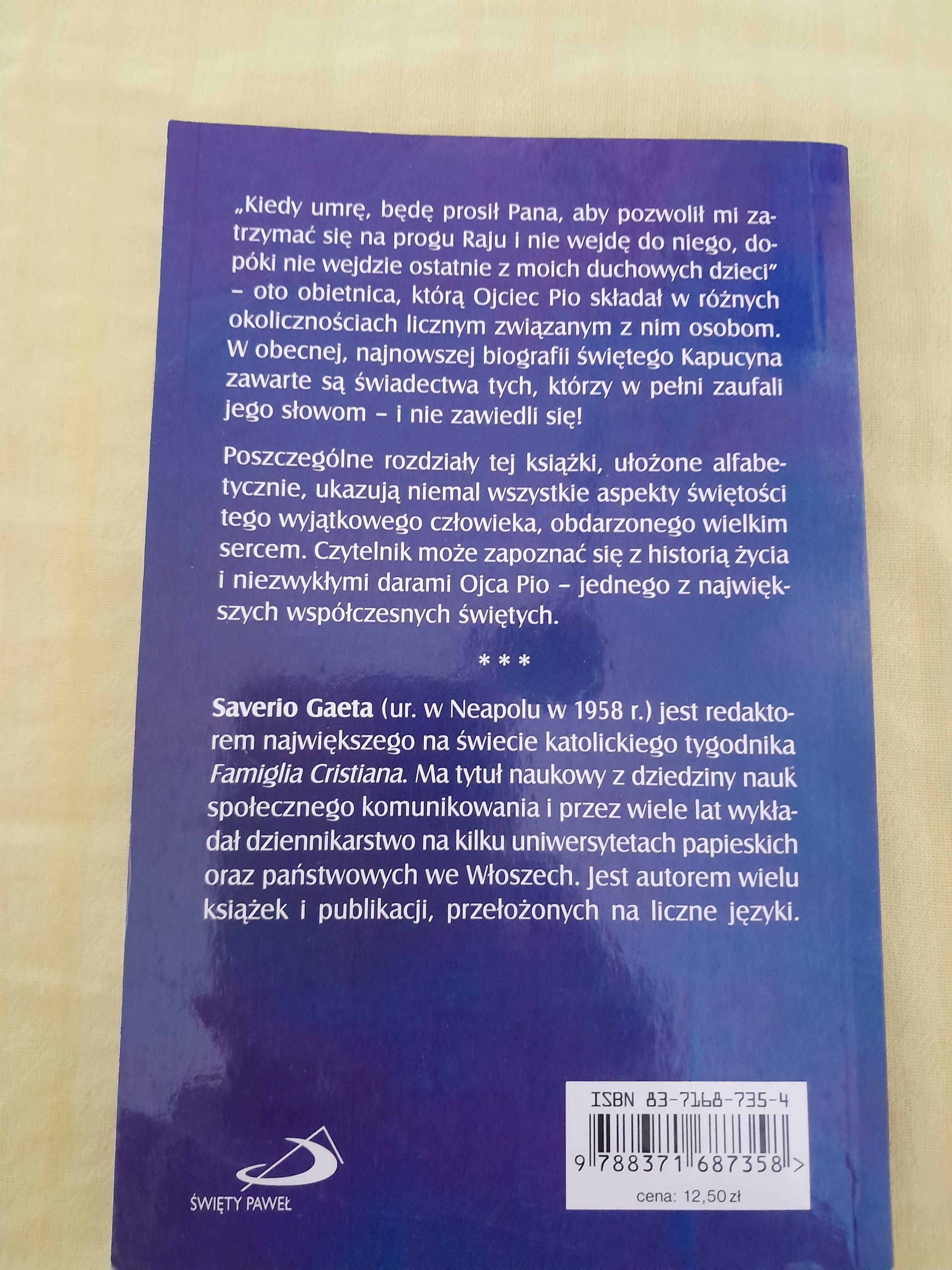 Książka "Na progu raju"-Ojciec Pio