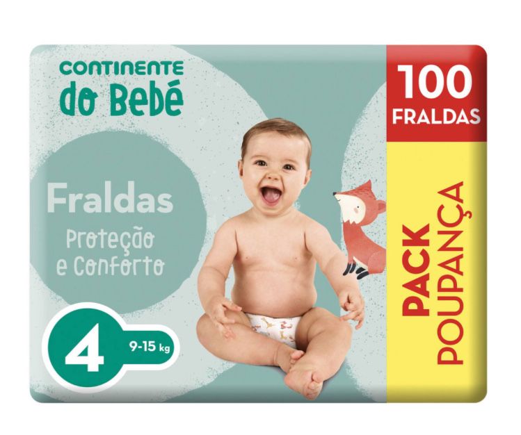 Fraldas de bebe continente