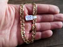 Nowa piękna złota bransoletka Gucci 585 14k 18.20gr 22.5 cm unikat!!!