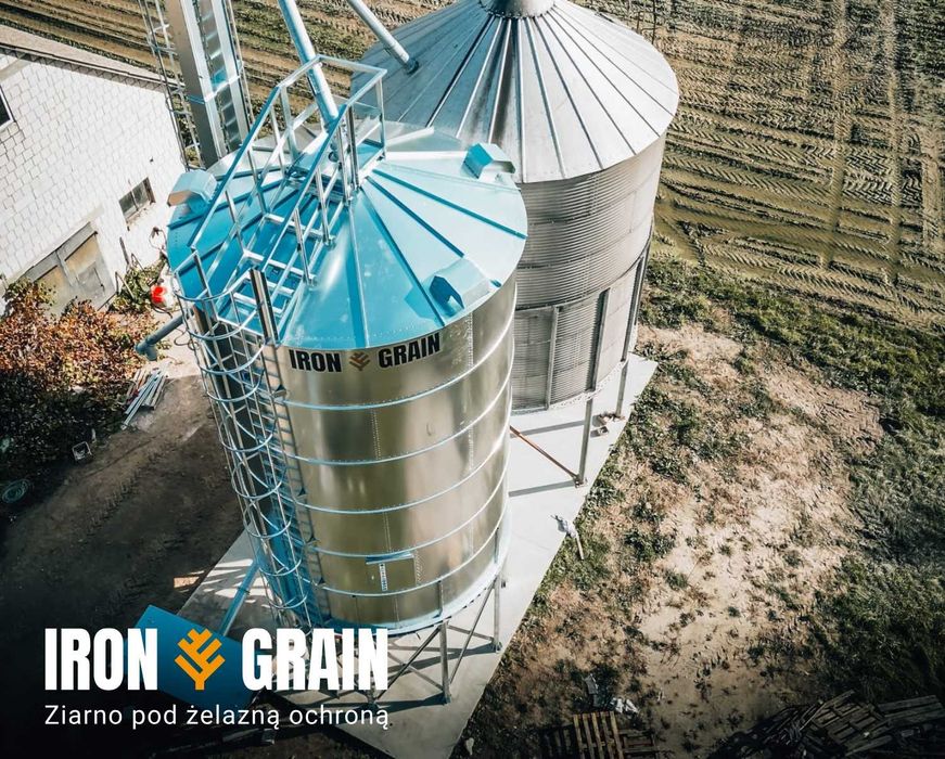 Silos lejowy, Silos zbożowy 10-2000 Ton IRON GRAIN Polski Producent