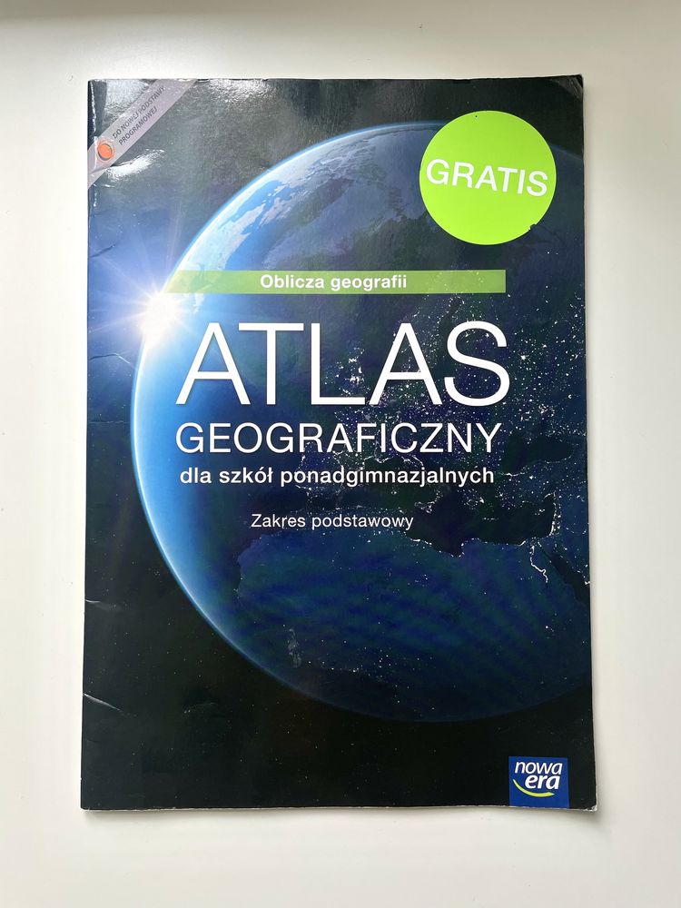 Atlas geograficzny Nowa Era, dla liceum i technikum