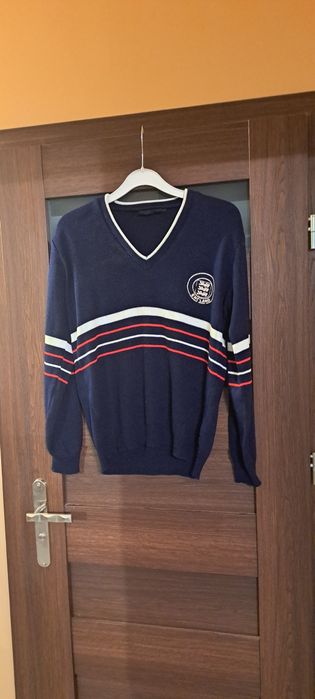 Sweter męski M, serek