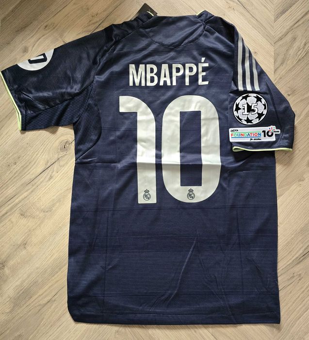 koszulka REAL MADRYT wyjazdowa/away! 25/26 MBAPPE 10 meczowa S slim!