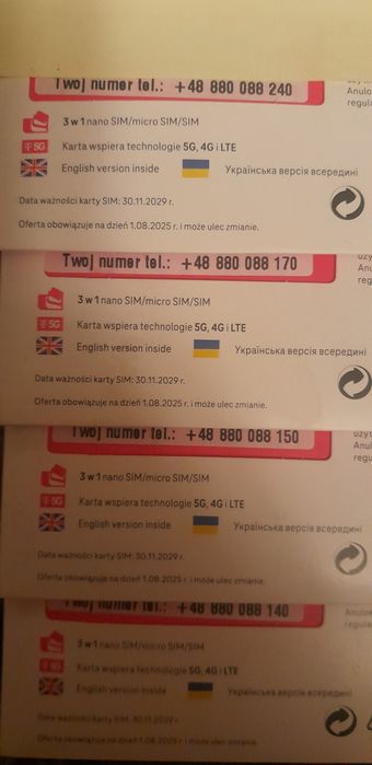 Złote numery GSM.