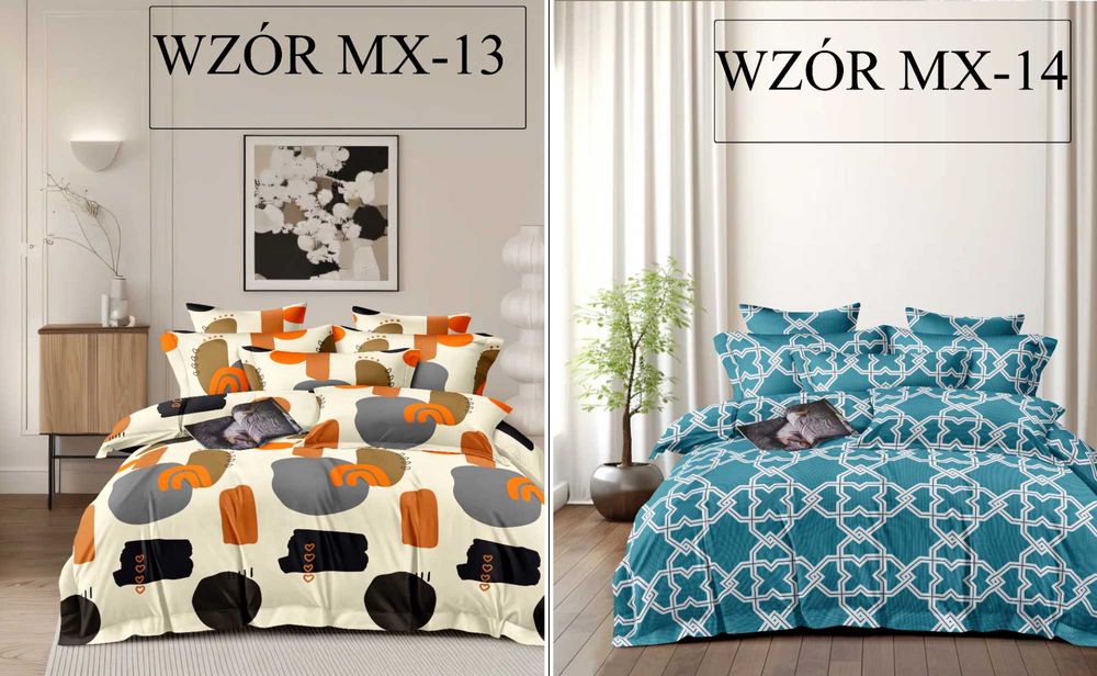 Pościel 140x200 + 1x poduszka 70x80 komplet mikrofibra na zasuwak