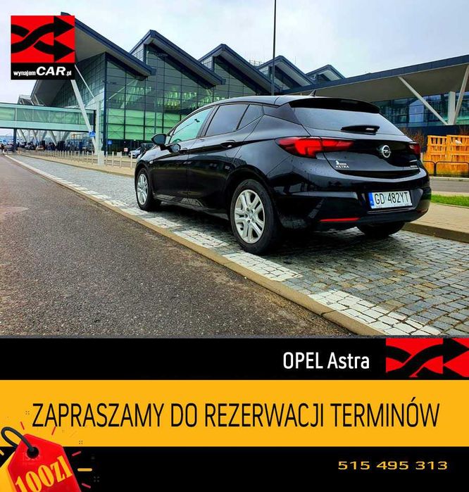 Auto zastępcze -Wynajem Aut OPEL ASTRA Rozliczenia Bezgotówkowe