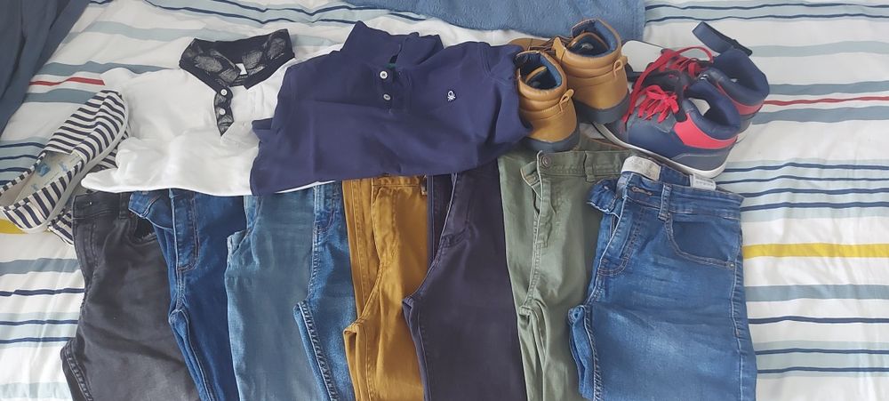 Roupa tamanho 13 anos rapaz