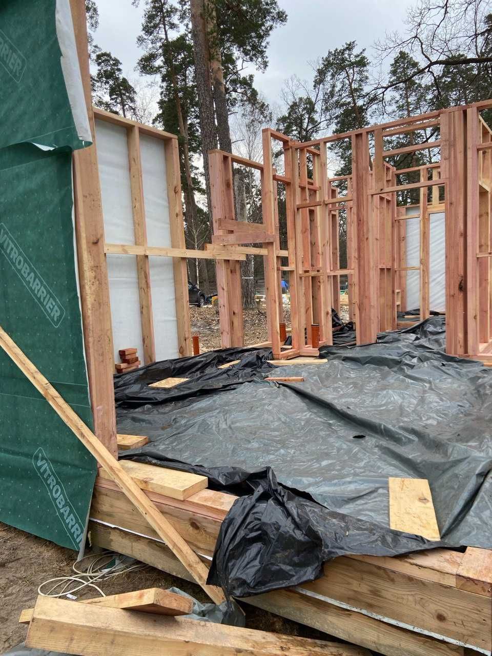 Каркасні бідинкі деревяні або металеві. Бані тераси та інше