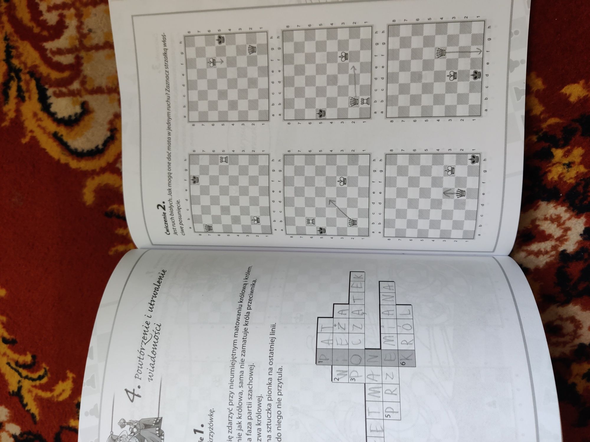 3 Używane książki do nauki gry w szachy Grajmy w szachy Zielińska