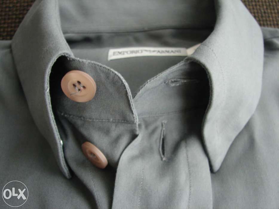 Camisa emporio armani, seda, nova, a estrear