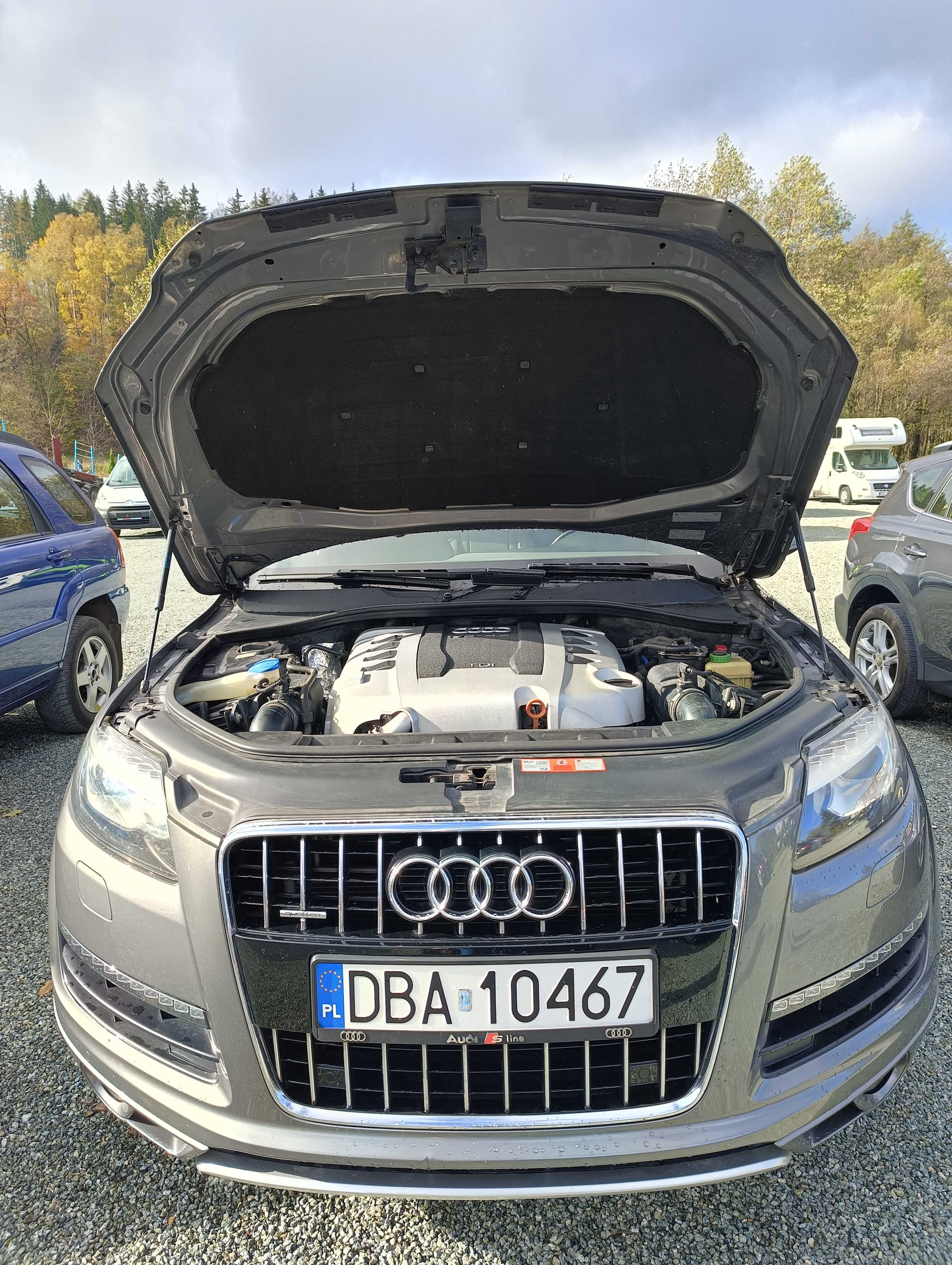 Audi Q7 4.2L 2009 panorama dach TV nagłośnienie BOSE TIPTRONIC Webasto