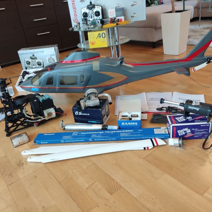 Samolot RC model F16 F-16 skala 1:5 - zestaw