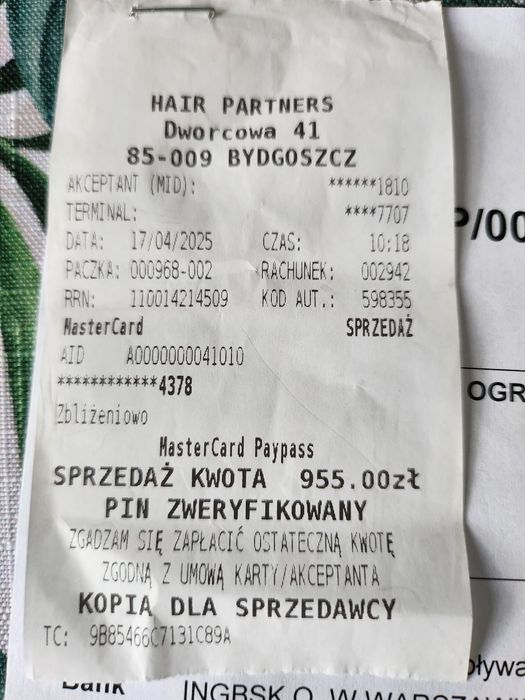 Piękna peruka blond z akcesoriami