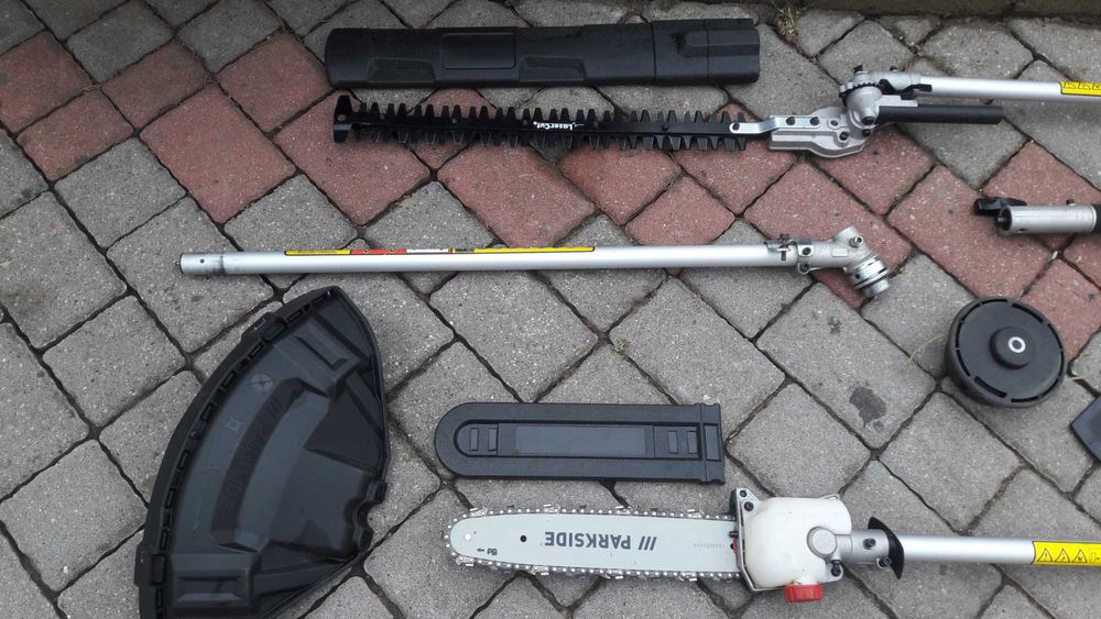 Mocna Kosa Spalinowa 4w1 Szpula / Tarcza / Piła / Nożyce PARKSIDE FV