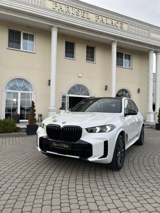 Auto do ślubu bmw x5 (2025) białe & czarne lubelskie mazowieckie